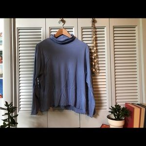 Pale Blue Turtleneck